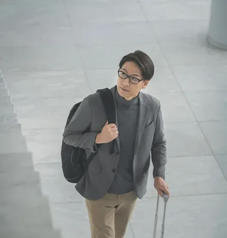 深夜到着でも、急な延泊でも。